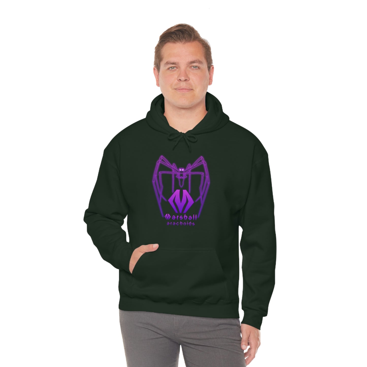 Deinopis logo - Unisex Heavy Blend™ Hooded Sweatshirt