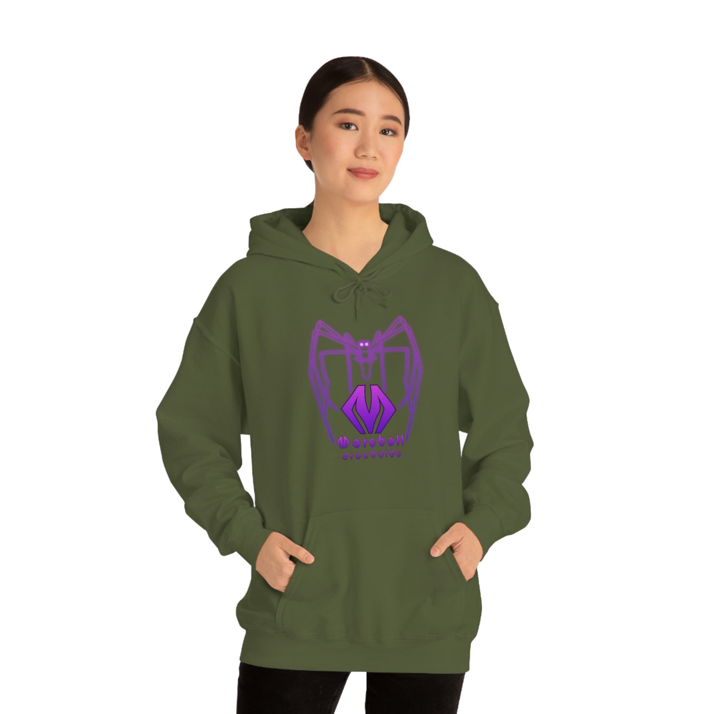 Deinopis logo - Unisex Heavy Blend™ Hooded Sweatshirt