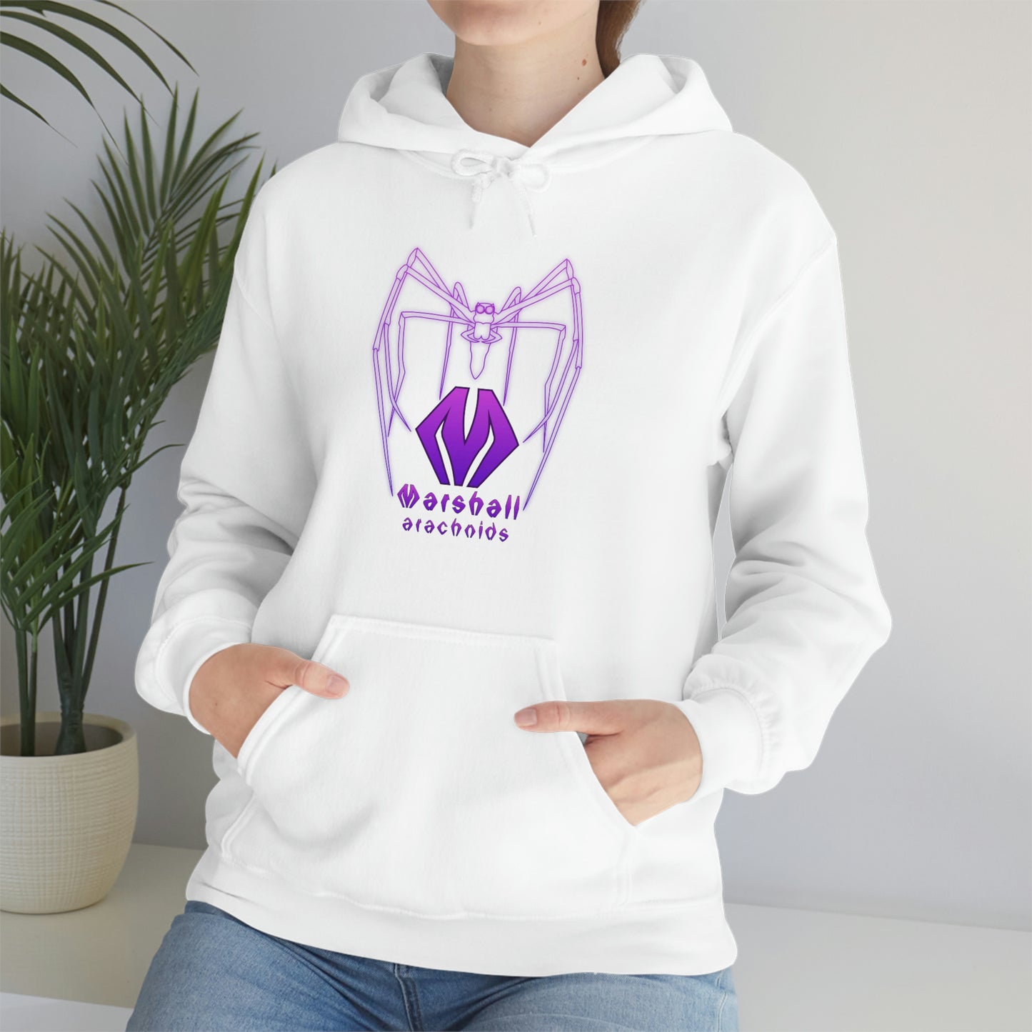 Deinopis logo - Unisex Heavy Blend™ Hooded Sweatshirt