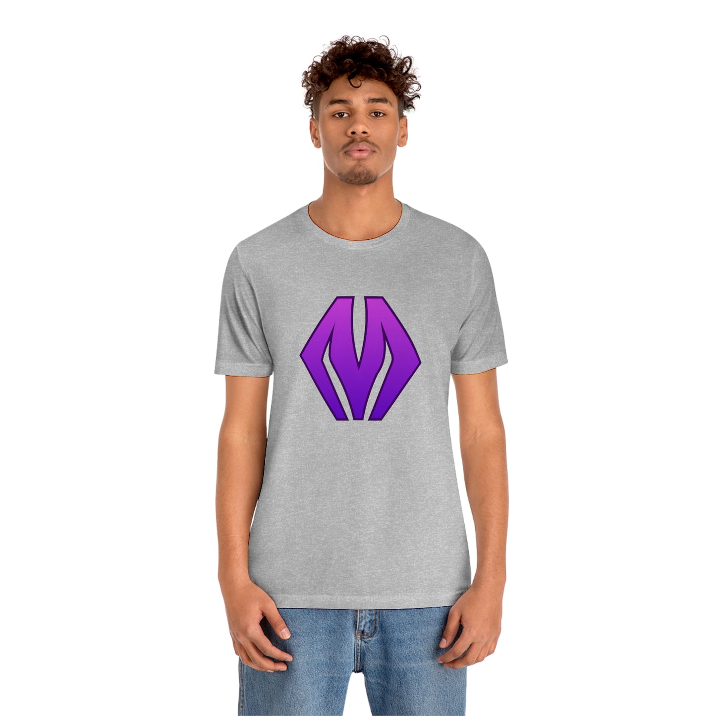 M logo - Unisex Jersey Short Sleeve Shirt