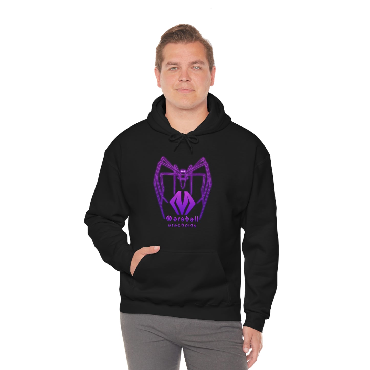 Deinopis logo - Unisex Heavy Blend™ Hooded Sweatshirt