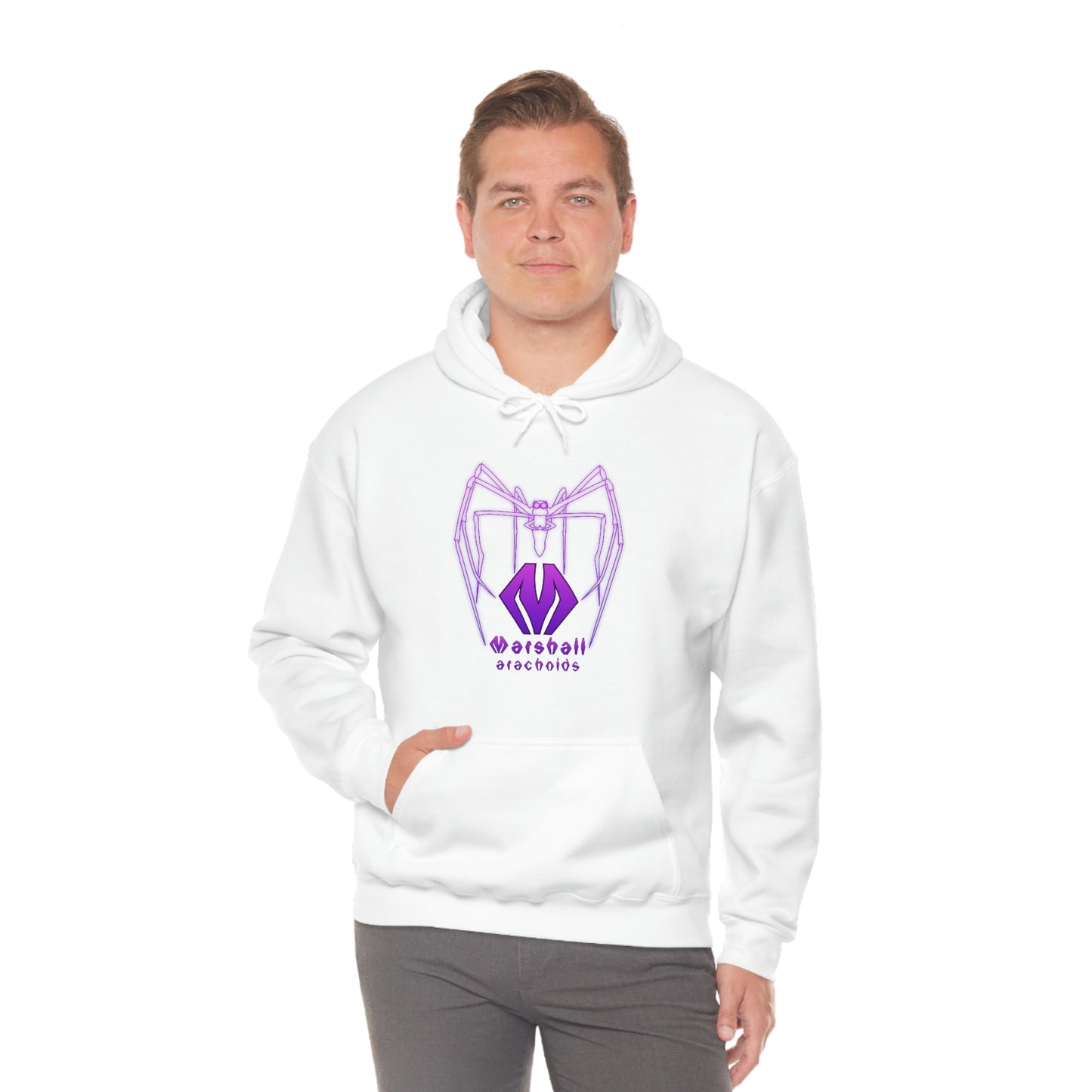 Deinopis logo - Unisex Heavy Blend™ Hooded Sweatshirt