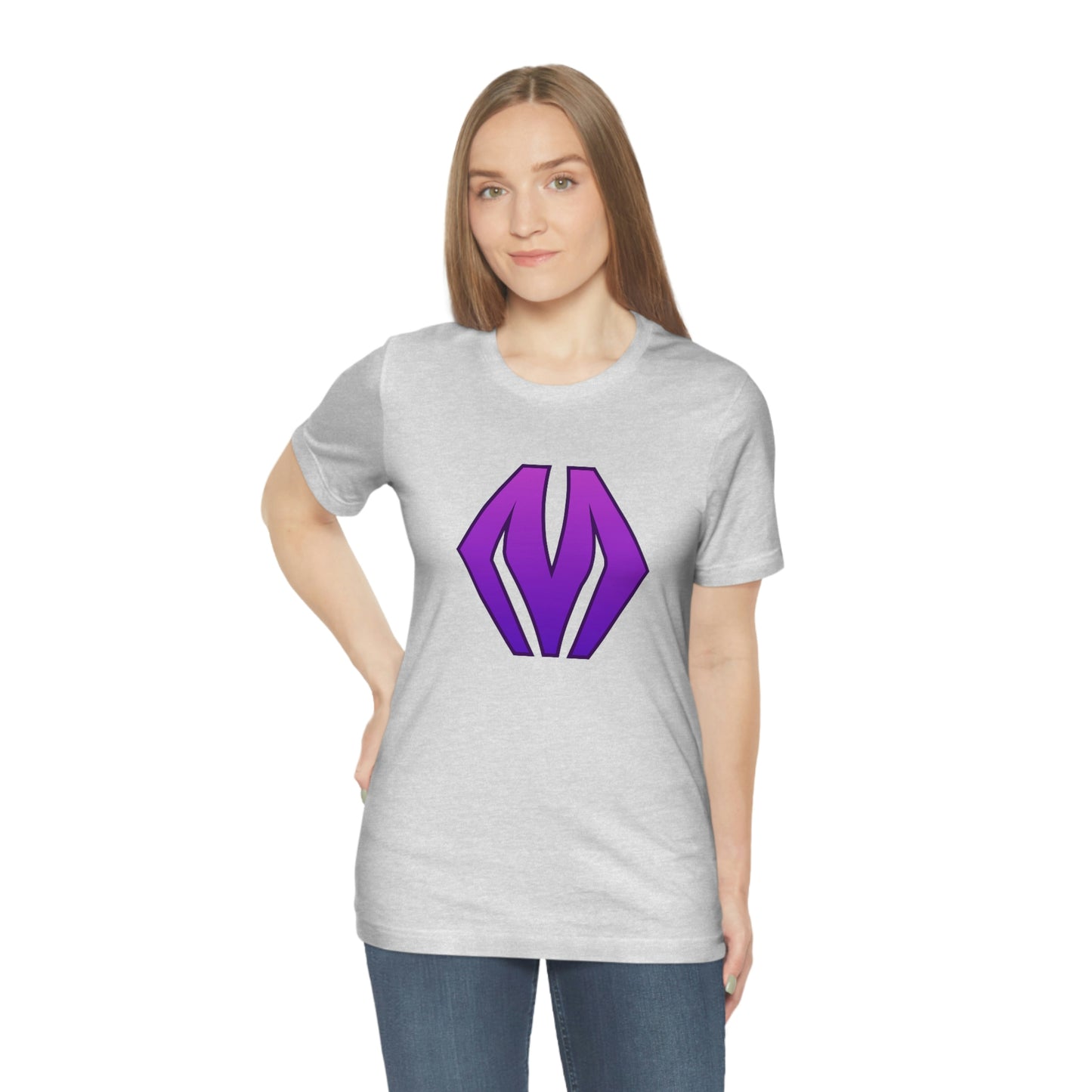 M logo - Unisex Jersey Short Sleeve Shirt