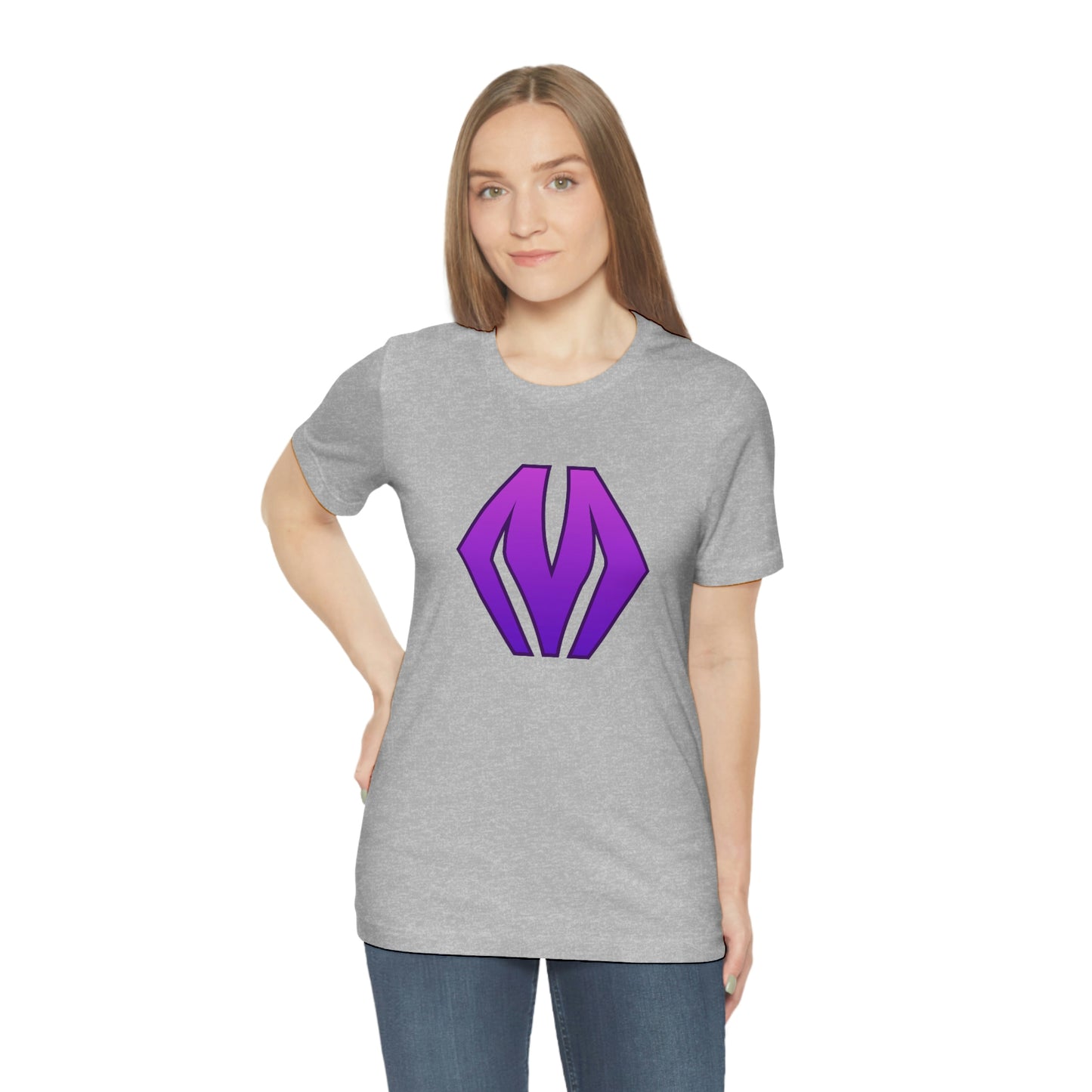M logo - Unisex Jersey Short Sleeve Shirt