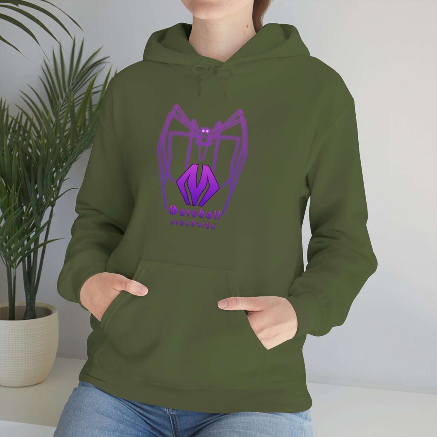 Deinopis logo - Unisex Heavy Blend™ Hooded Sweatshirt