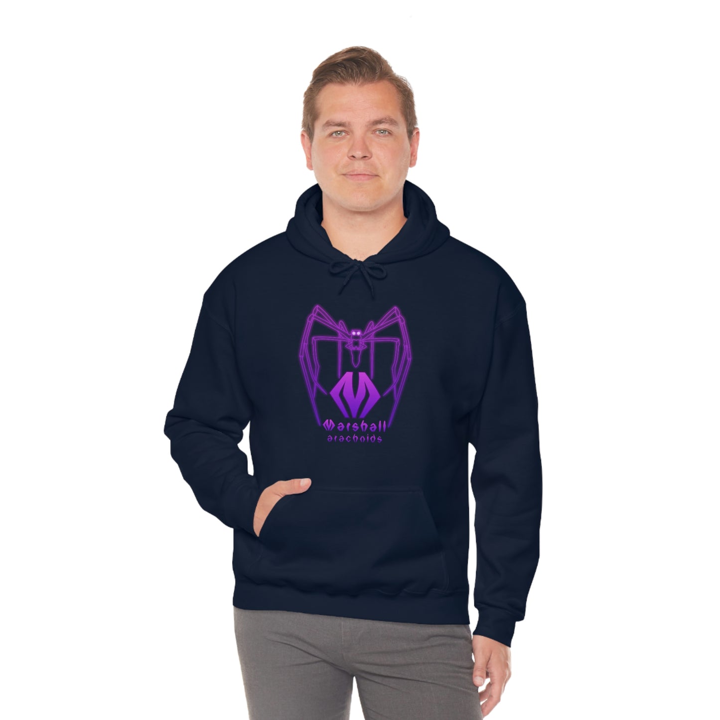 Deinopis logo - Unisex Heavy Blend™ Hooded Sweatshirt