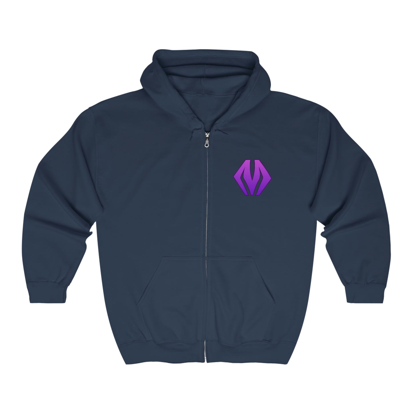 M logo / MA logo - Unisex Heavy Blend™ Full Zip Hooded Sweatshirt