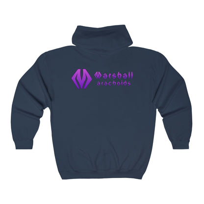 M logo / MA logo - Unisex Heavy Blend™ Full Zip Hooded Sweatshirt