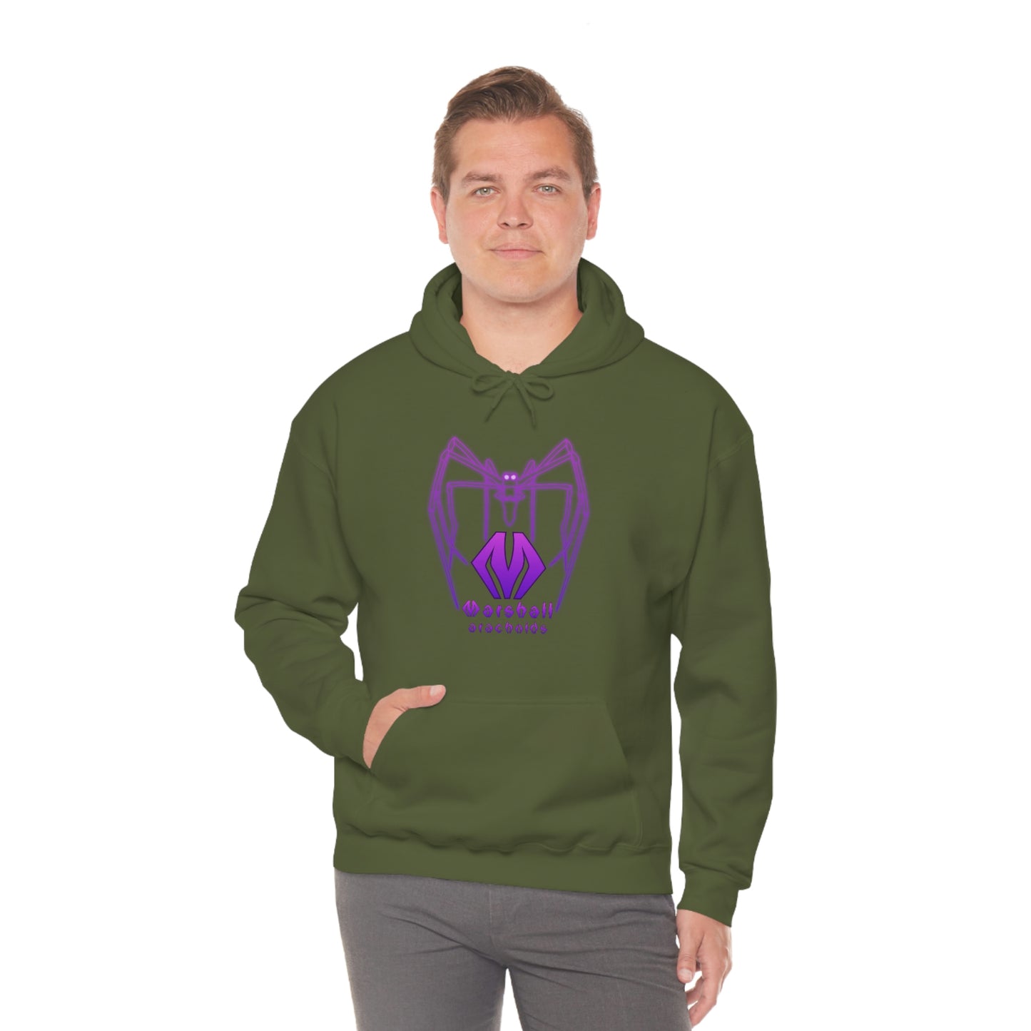 Deinopis logo - Unisex Heavy Blend™ Hooded Sweatshirt