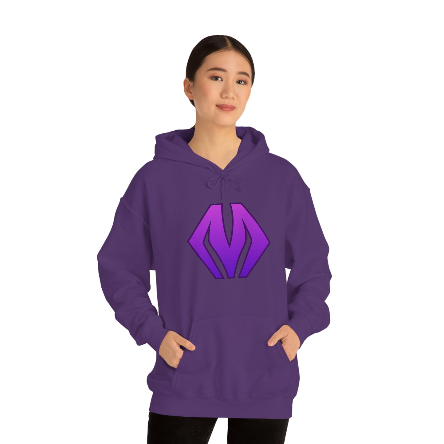 M logo - Unisex Heavy Blend™ Hooded Sweatshirt