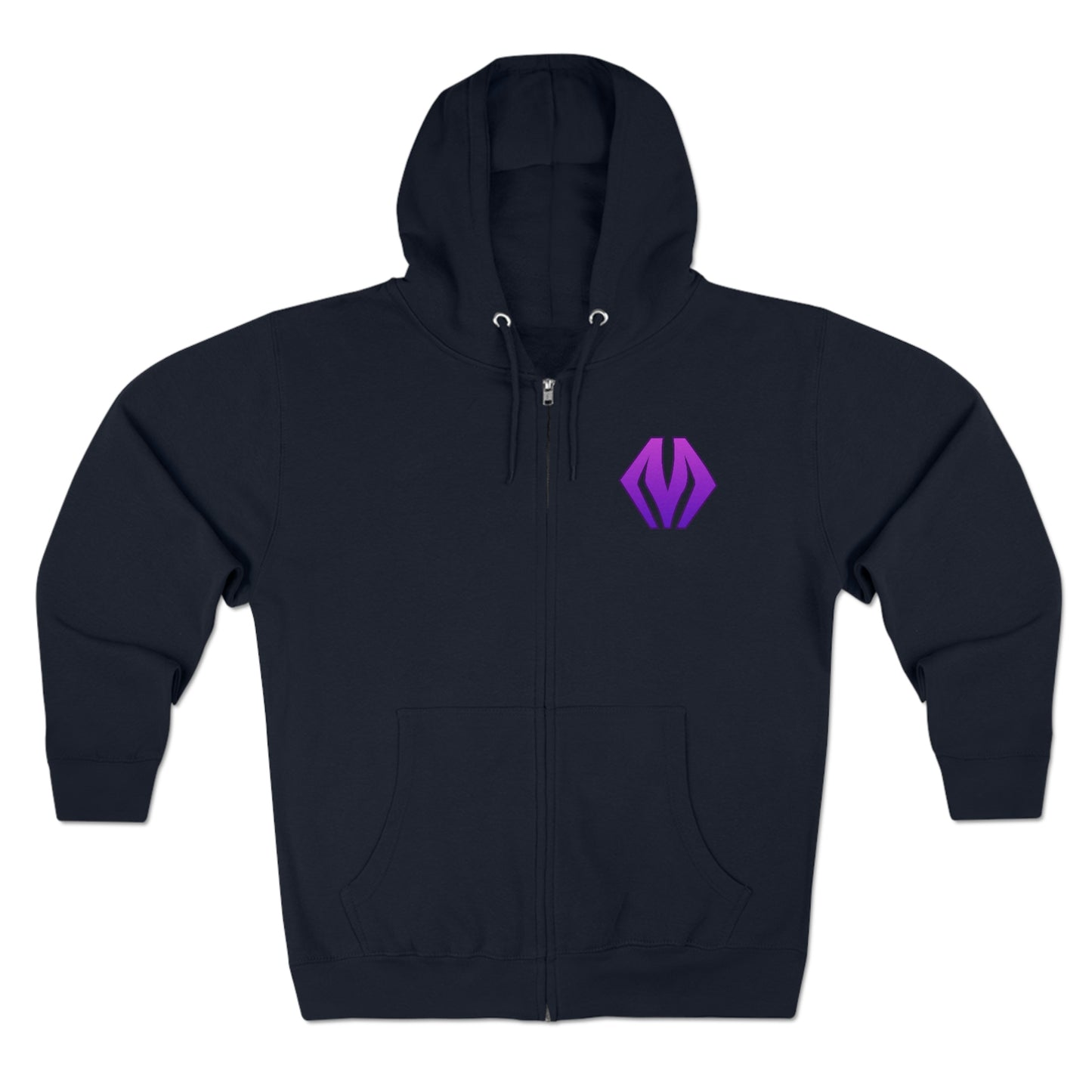 M logo / Deinopis logo - Unisex Premium Full Zip Hoodie