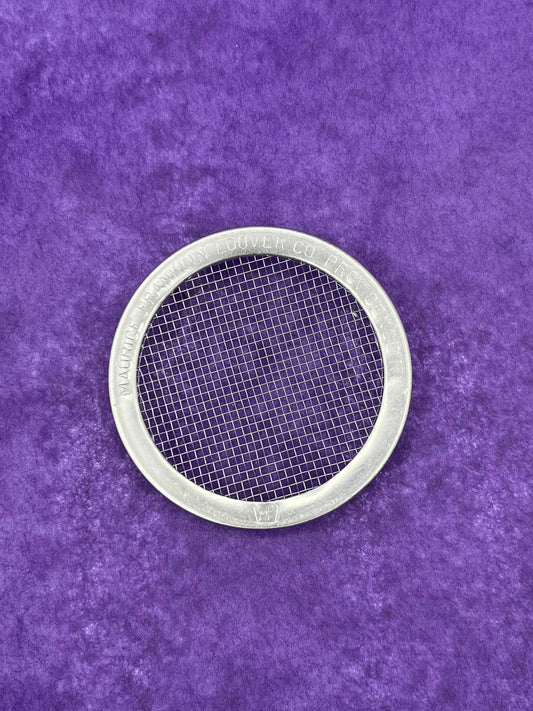 2" aluminum circular mesh vent
